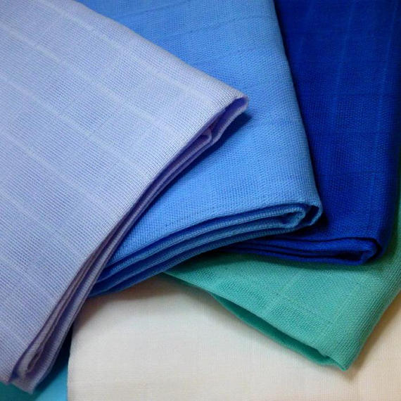 Organic Muslin Fabrics for Baby Swaddle Blankets Baby Diapers Bib Towel etc
